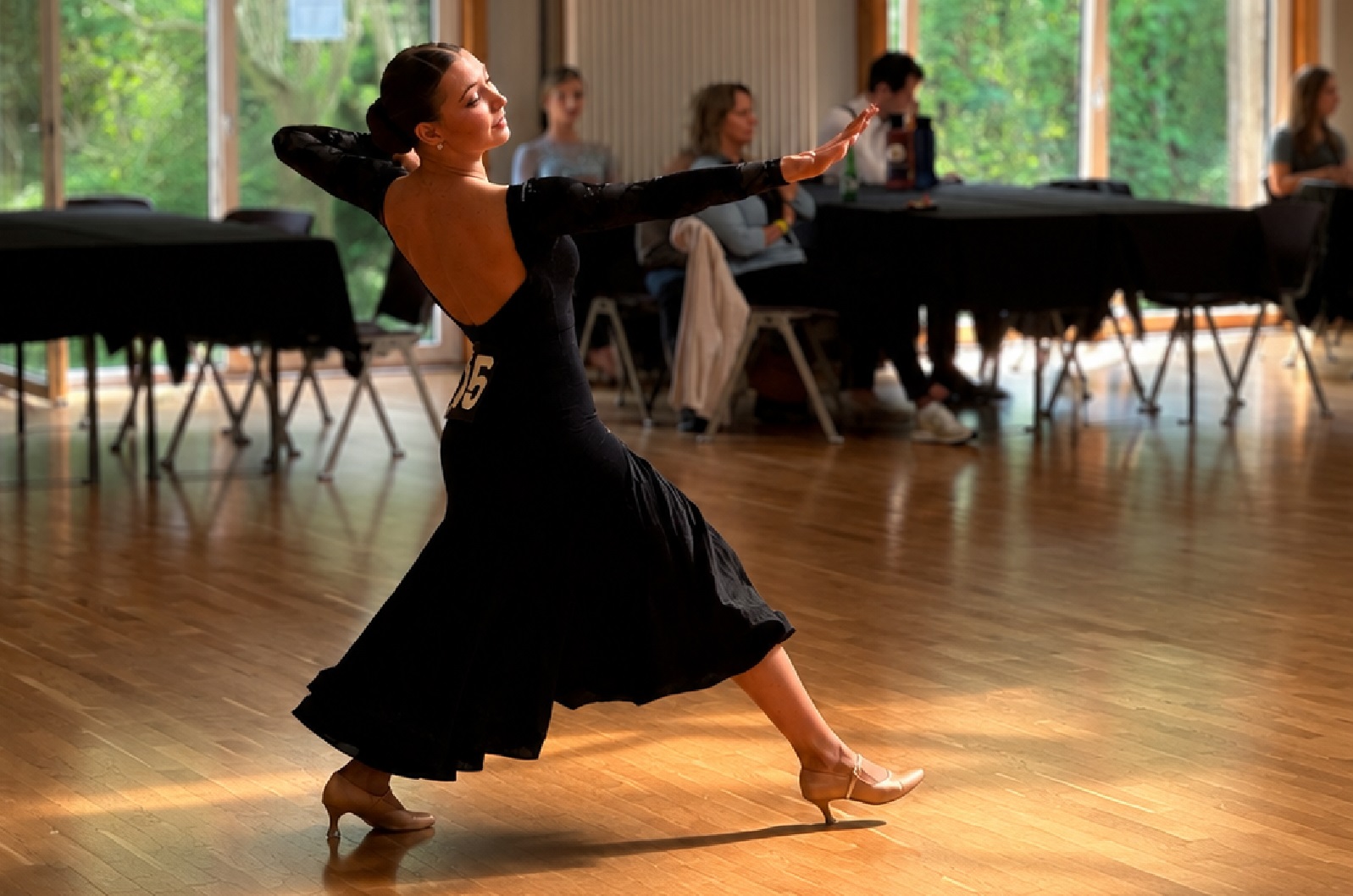 Anna Fries beim Solotanz. (Quelle: Stefan Sch�ffl)