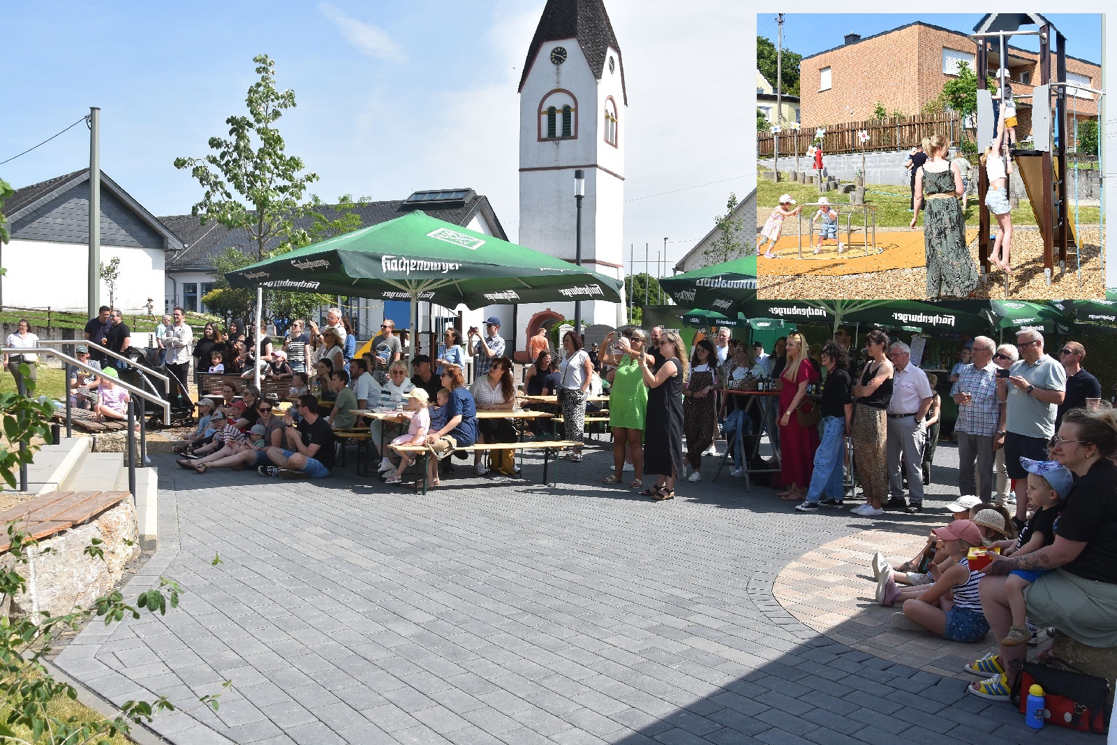 Der Mehrgenerationenplatz. (Alle Fotos: Mariam Nasiripour)