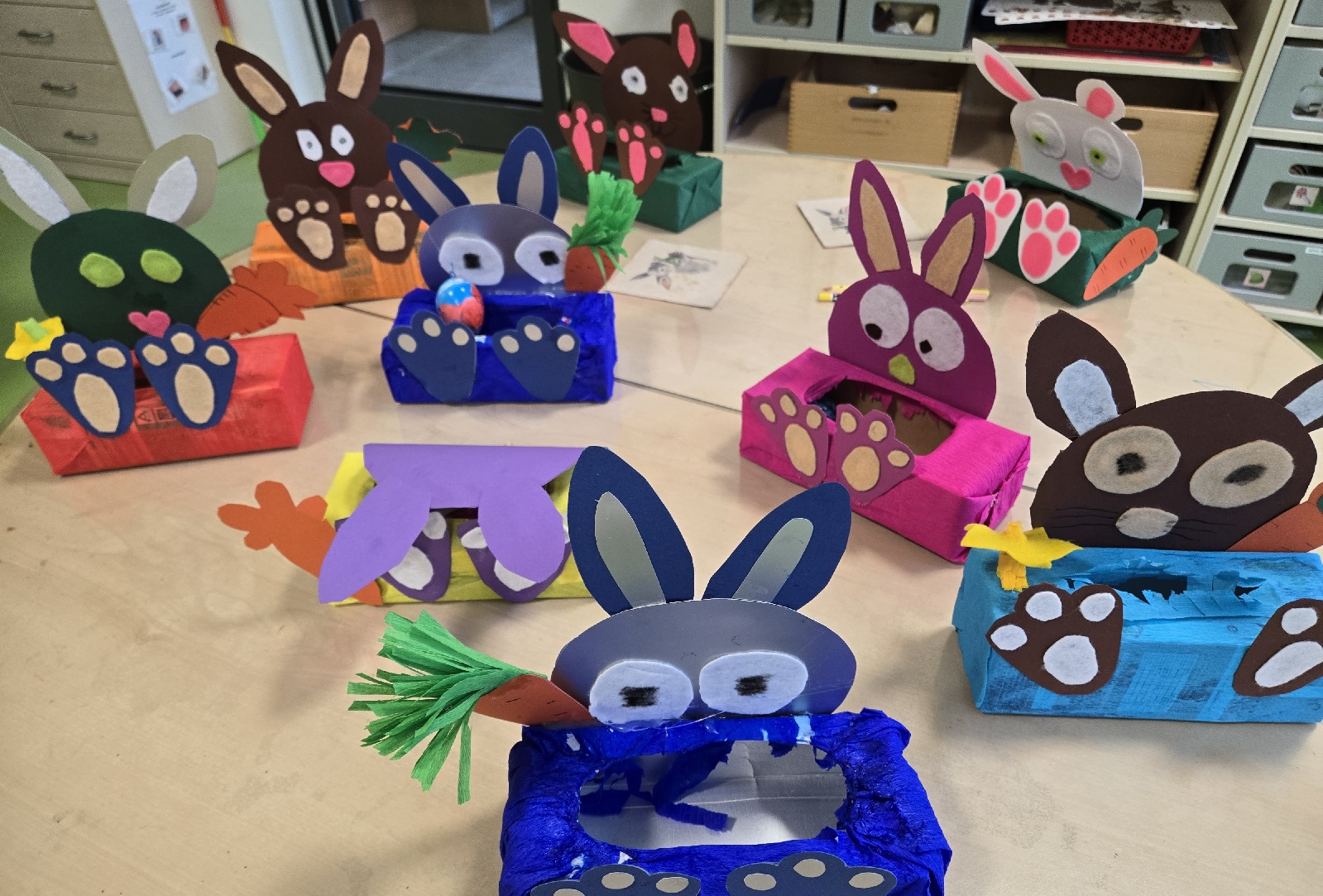 Kreative Ergebnisse. (Quelle: Kita Hummelnest)