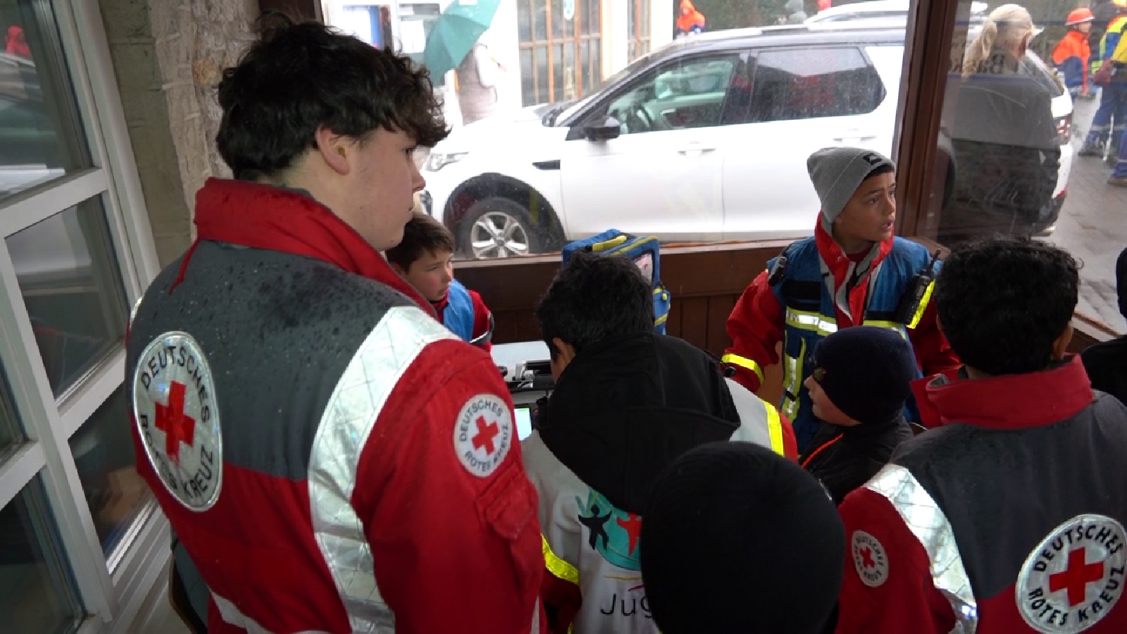 Realit�tsnahe �bung. (Alle Fotos: Uwe Schumann)