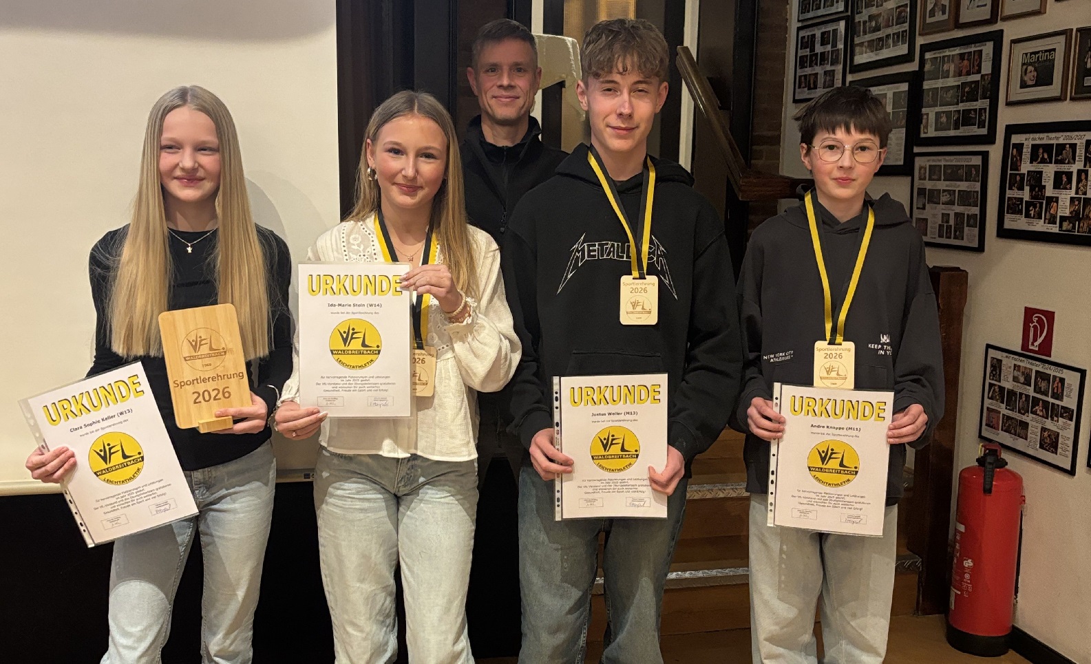 Unter den 23 geehrten Athleten des VfL Waldbreitbach sind auch Nachwuchssportler vertreten. (Foto: VfL Waldbreitbach/Marie B�ckmann)
