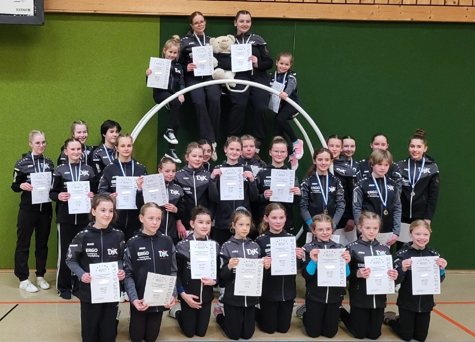 Stolze Teilnehmer. (Foto: Sigrun Hundhausen)