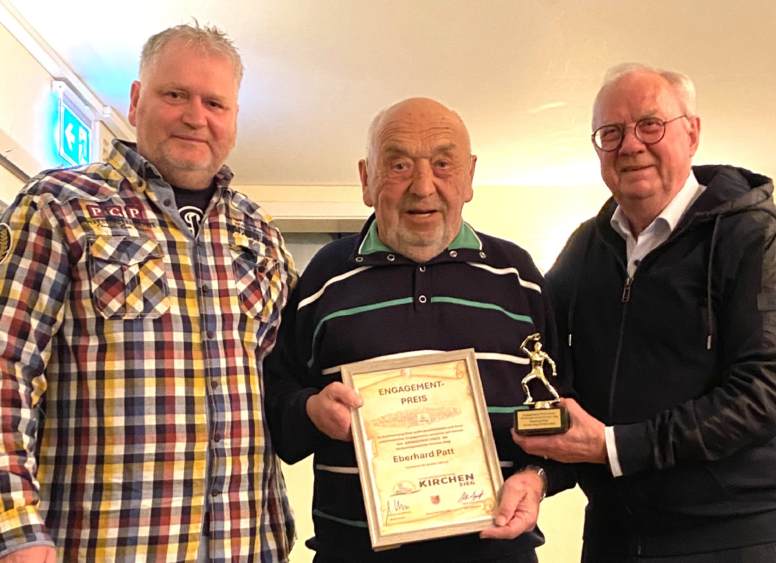 Eberhard Patt aus Wehbach erh�lt den Engagement-Preis 2026