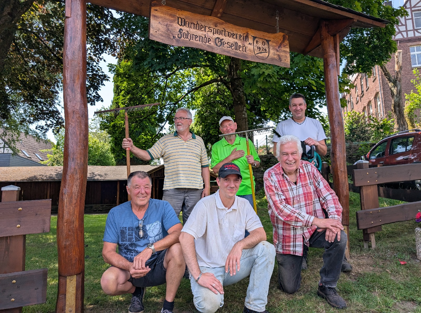 Der Vereinsplatz der "Fahrenden Gesellen". (Foto: Daniel Pirker)