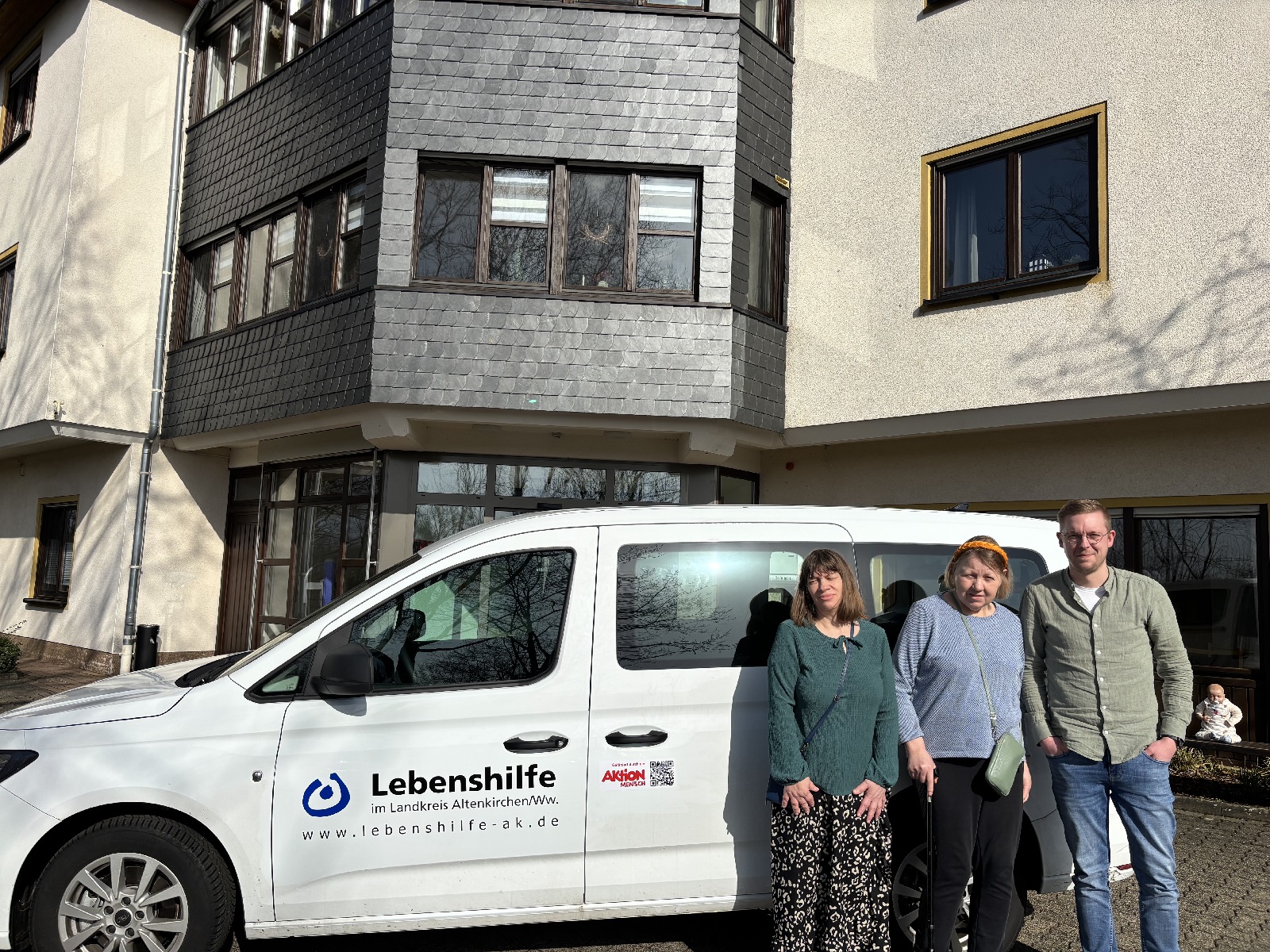 Ein neues Kfz f�r die Wohnst�tte in Steckenstein. (Quelle: Gerlinde R�der)