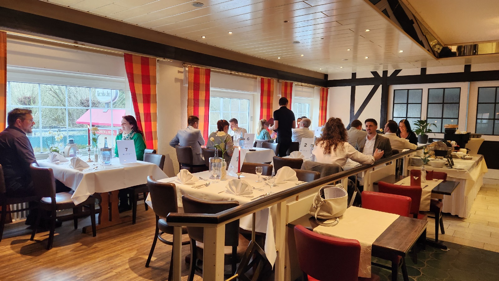 Auftakt des Netzwerk-Lunch 2026 im Landgasthaus "Zur Quelle". (Foto: wfg/Katharina Schlag)