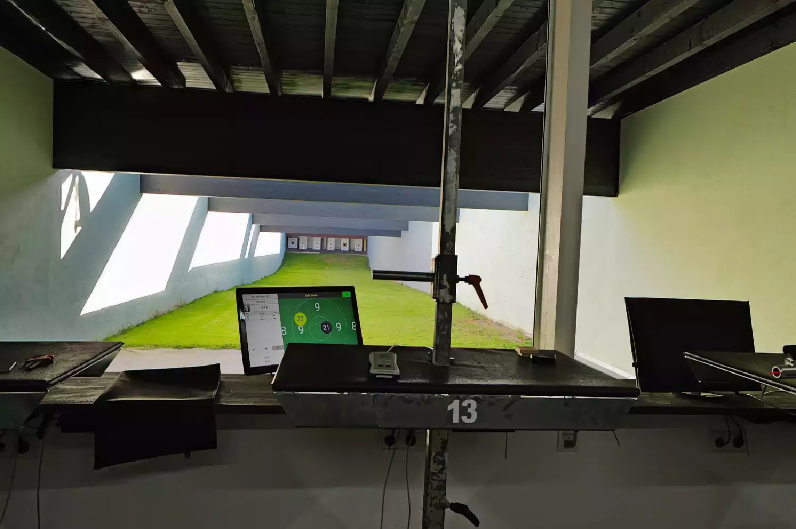 Der Kleinkaliber-Schie�stand. (Foto: G�nter Lichterfeld)