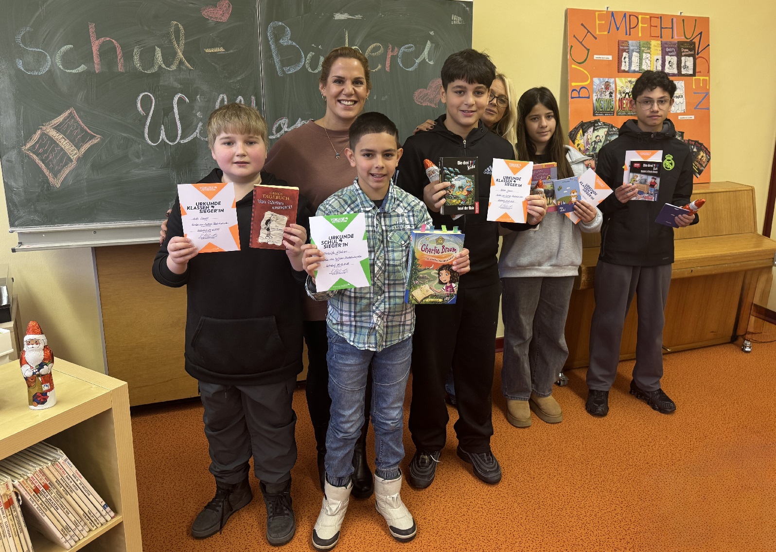 Gro�e Talente beim Vorlesewettbewerb an der Bertha-von-Suttner-Realschule plus