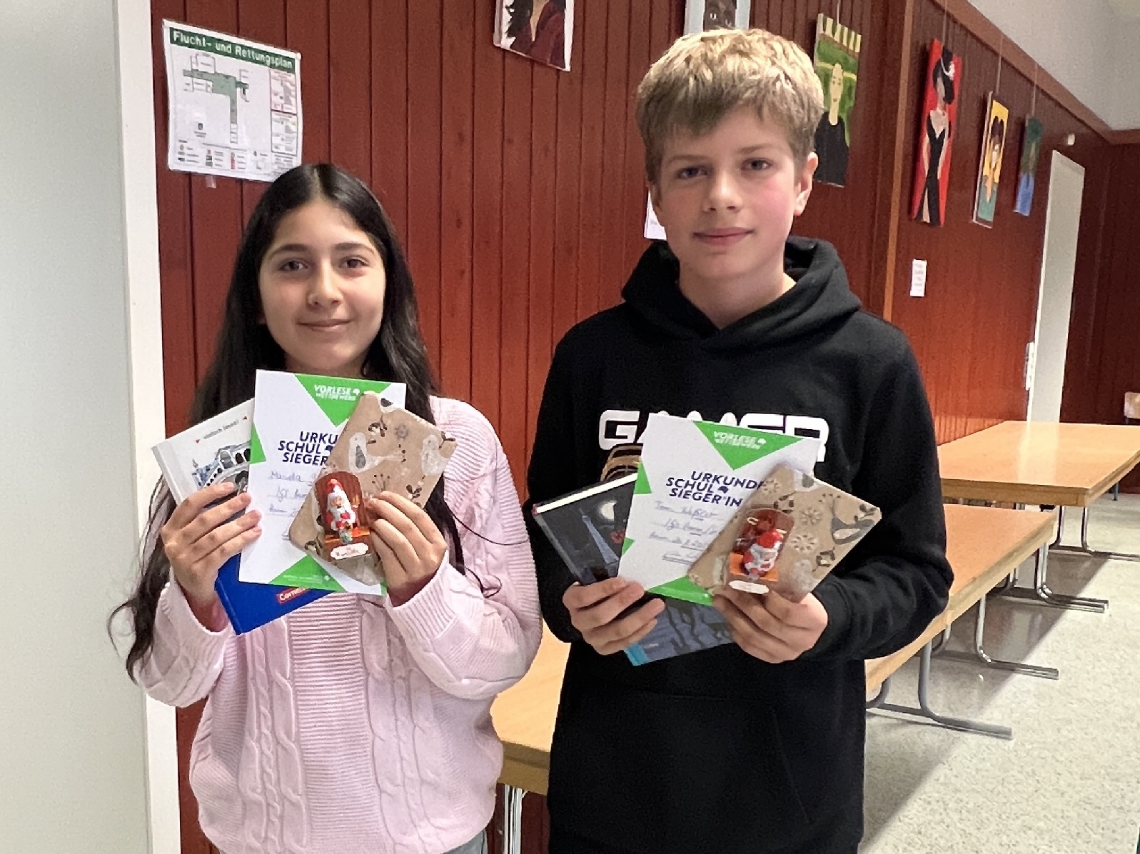 Spannender Vorlesewettbewerb an der IGS Hamm Sieg