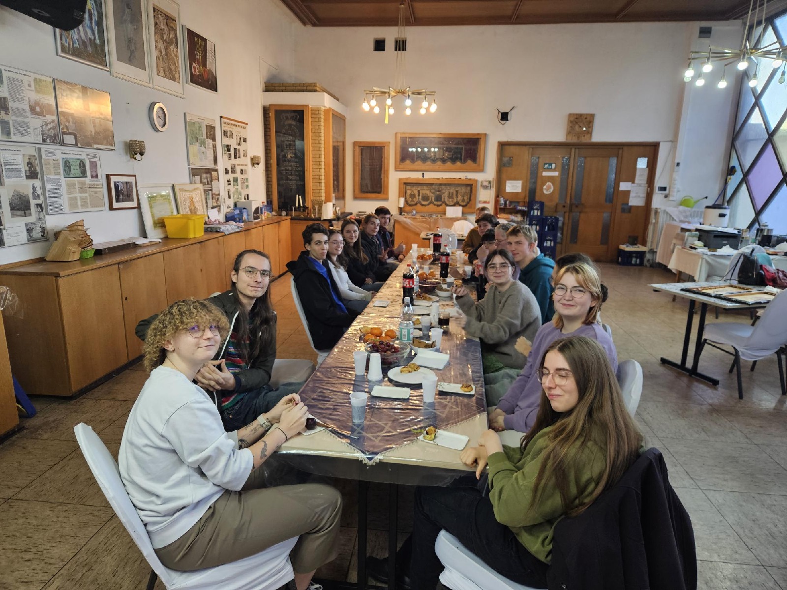 Der Leistungskurs zu Gast bei der jdischen Gemeinde. (Foto: Benedikt Schmitz)