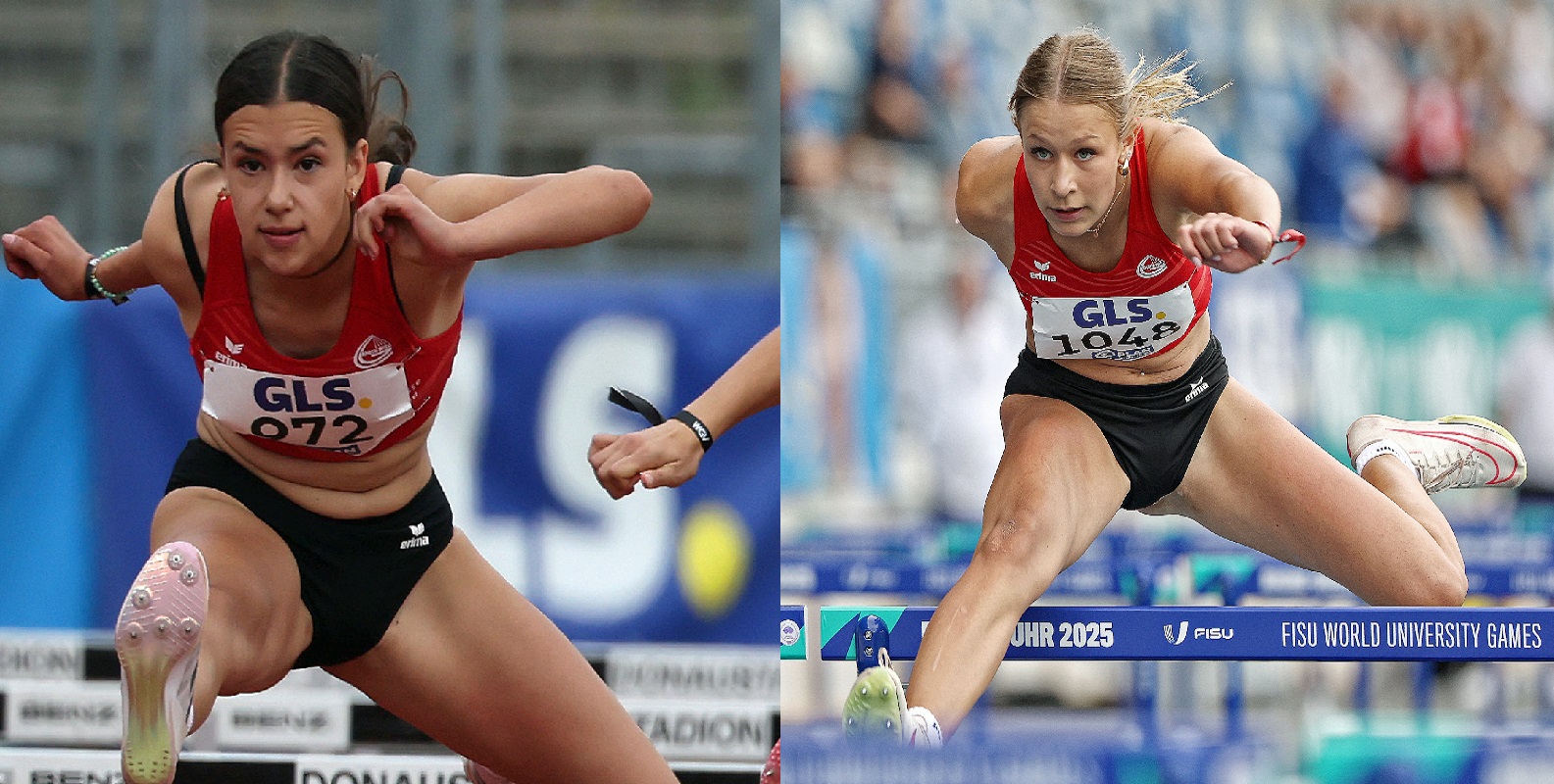 Michelle Kopietz (links) (Foto: Theo Kiefner) und Celina Medinger (Foto: Dirk Gantenberg).
