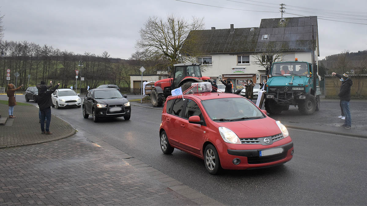 Freiheitsfahrer demonstrieren im Westerwald