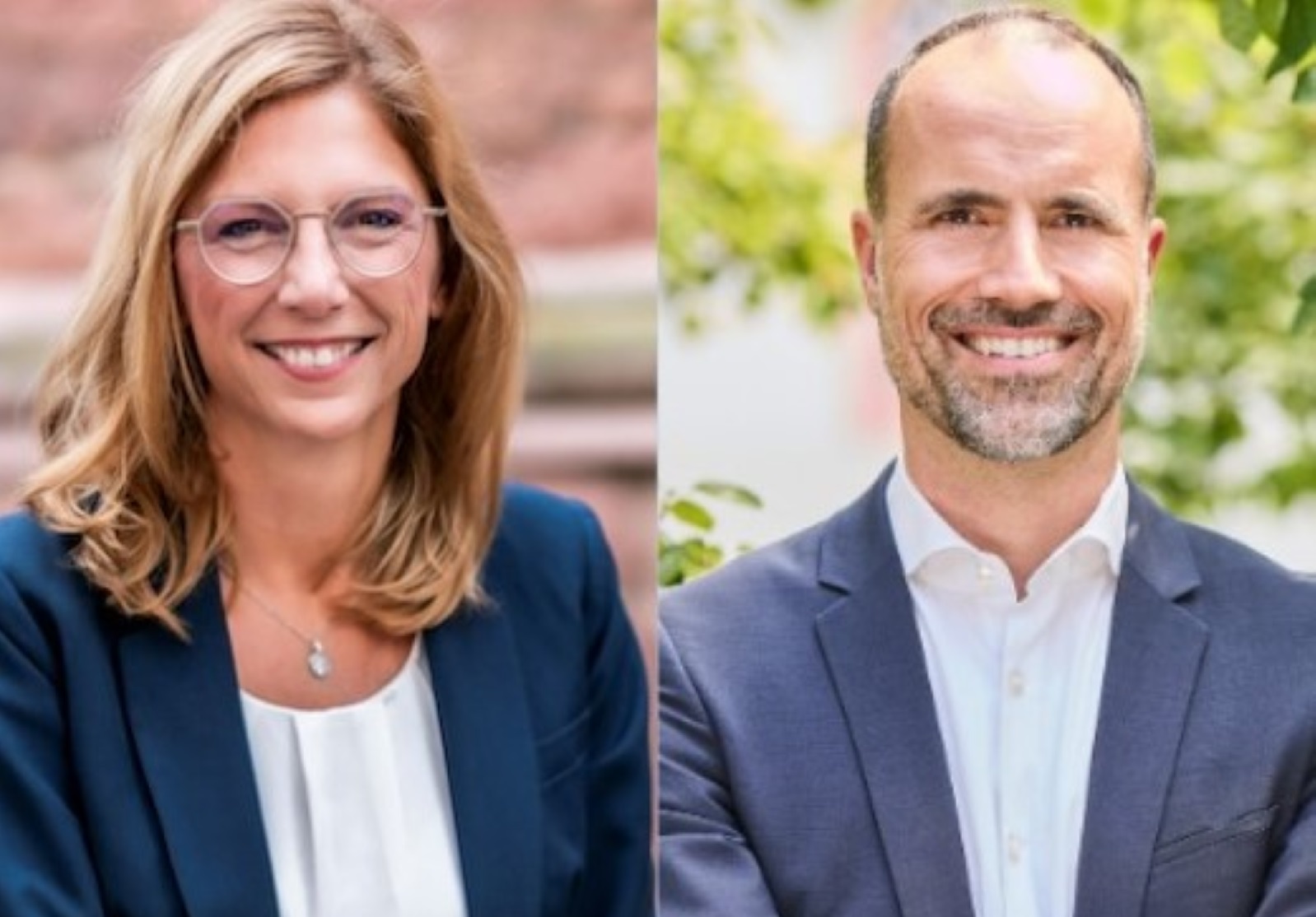 Sabine Bätzing-Lichtenthäler und Clemens Hoch. (Fotos: SPD/Susie Knoll und MWG/Werner Hohensee)
