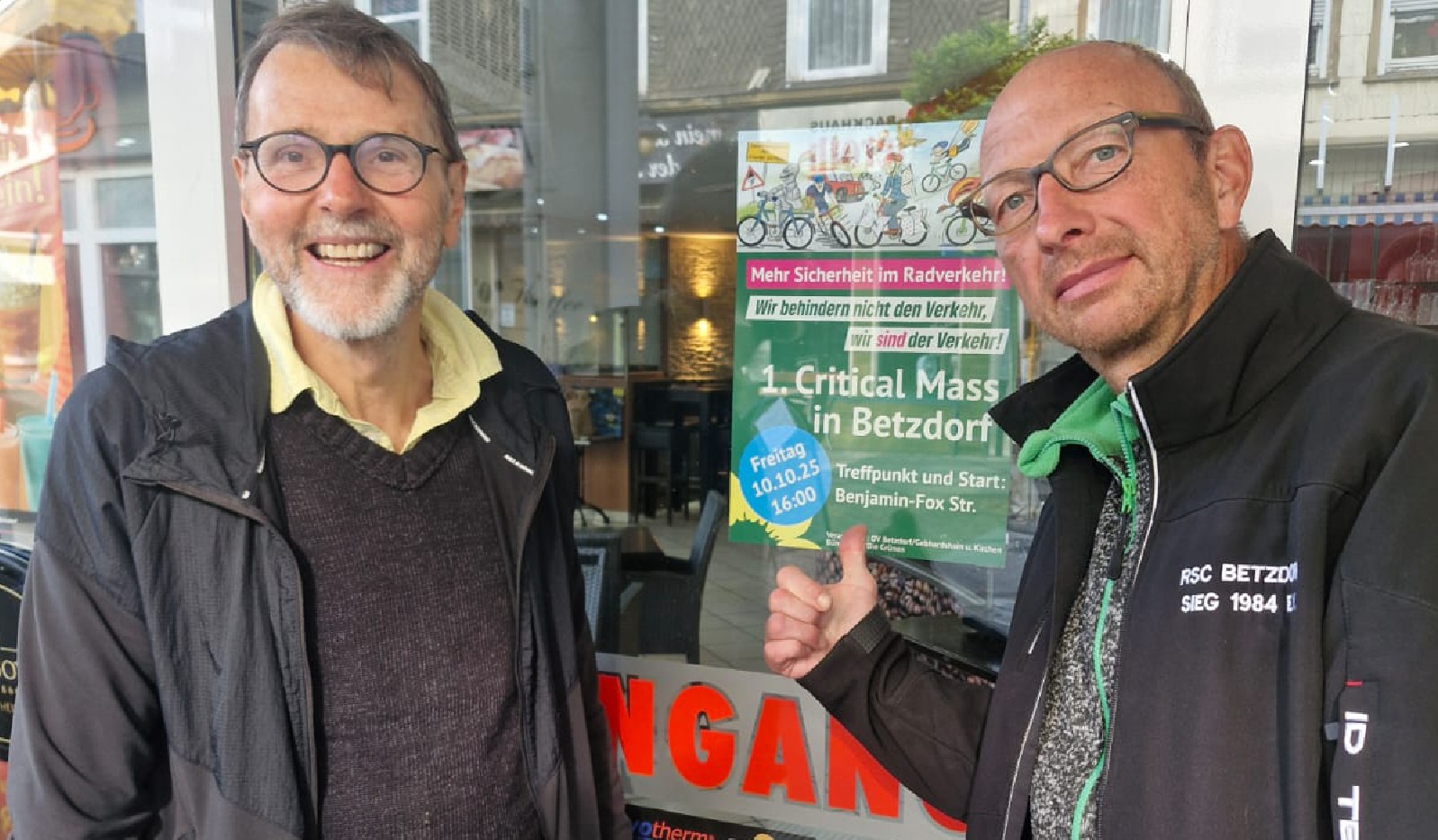 Gnter Leber (links) und Markus Grigat. (Fotoquelle: Susanne Leber)