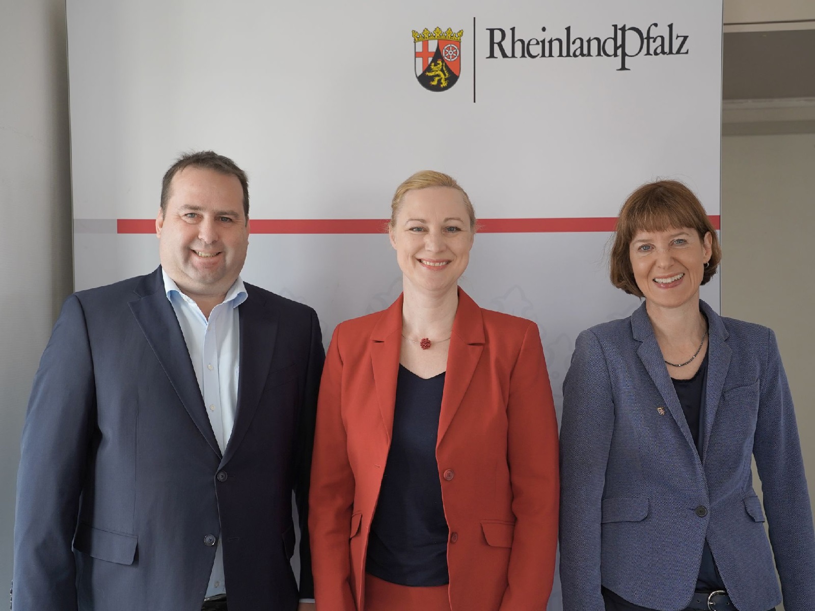 Treffen der Sozialminister Saarland, Rheinland-Pfalz und Hessen. (Fotoquelle: Sozial- und Arbeitsministerium Rheinland-Pfalz/dpa)