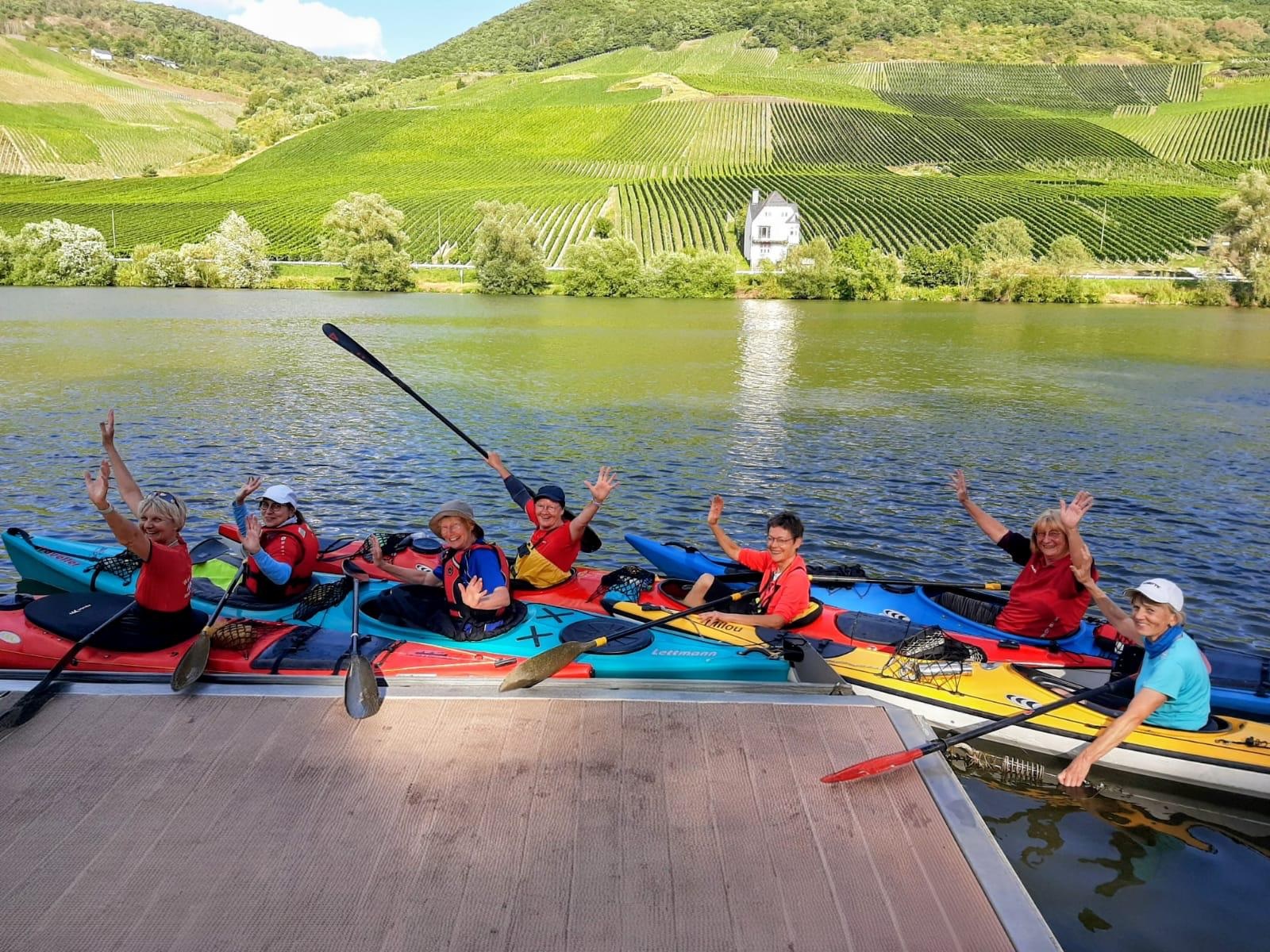 Kanutour der Frauen. (Foto: Reiner Bermel)