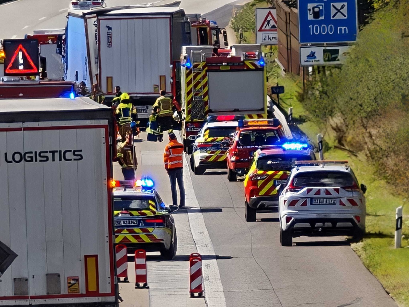 Zweite Aktualisierung: Folgeunfall auf ohnehin gesperrter A 3 bei Neustadt (Wied)