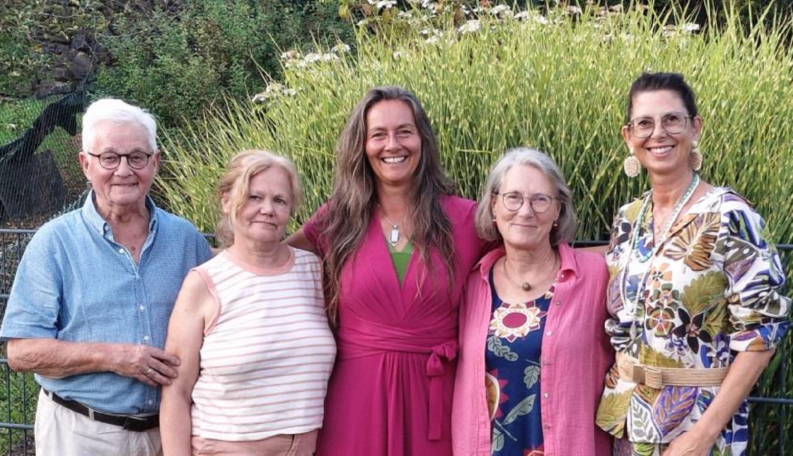 V.r.: Iris Birrenbach, Birgit Reichert, Chris Heberer-Sachs, Ditha Rechert und Hans-Joachim Schmitz. (Foto: Hans-Joachim Schmitz)