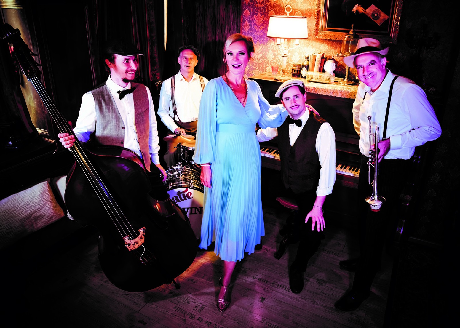 Katie and the Swing Aces. (Fotoquelle: Kulturbro Haus Felsenkeller)