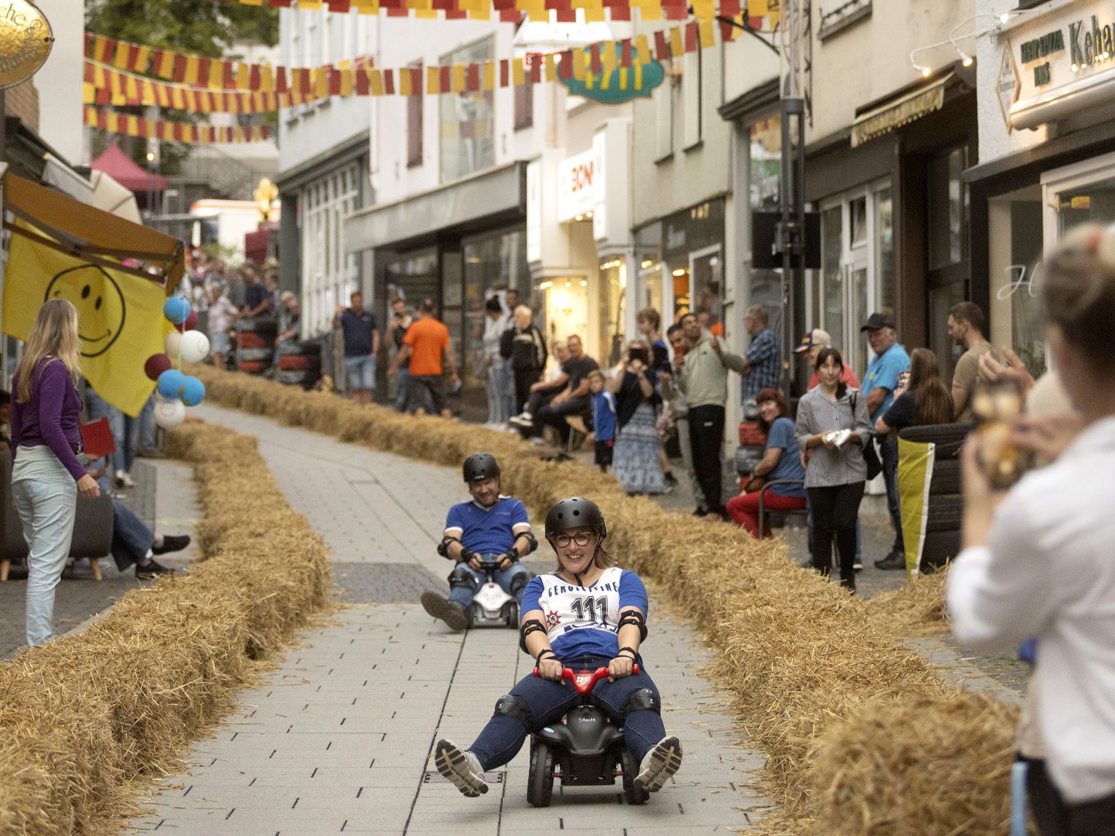 City Managerin ist schneller als der Brgermeister (Alle Fotos: Rder-Moldenhauer)