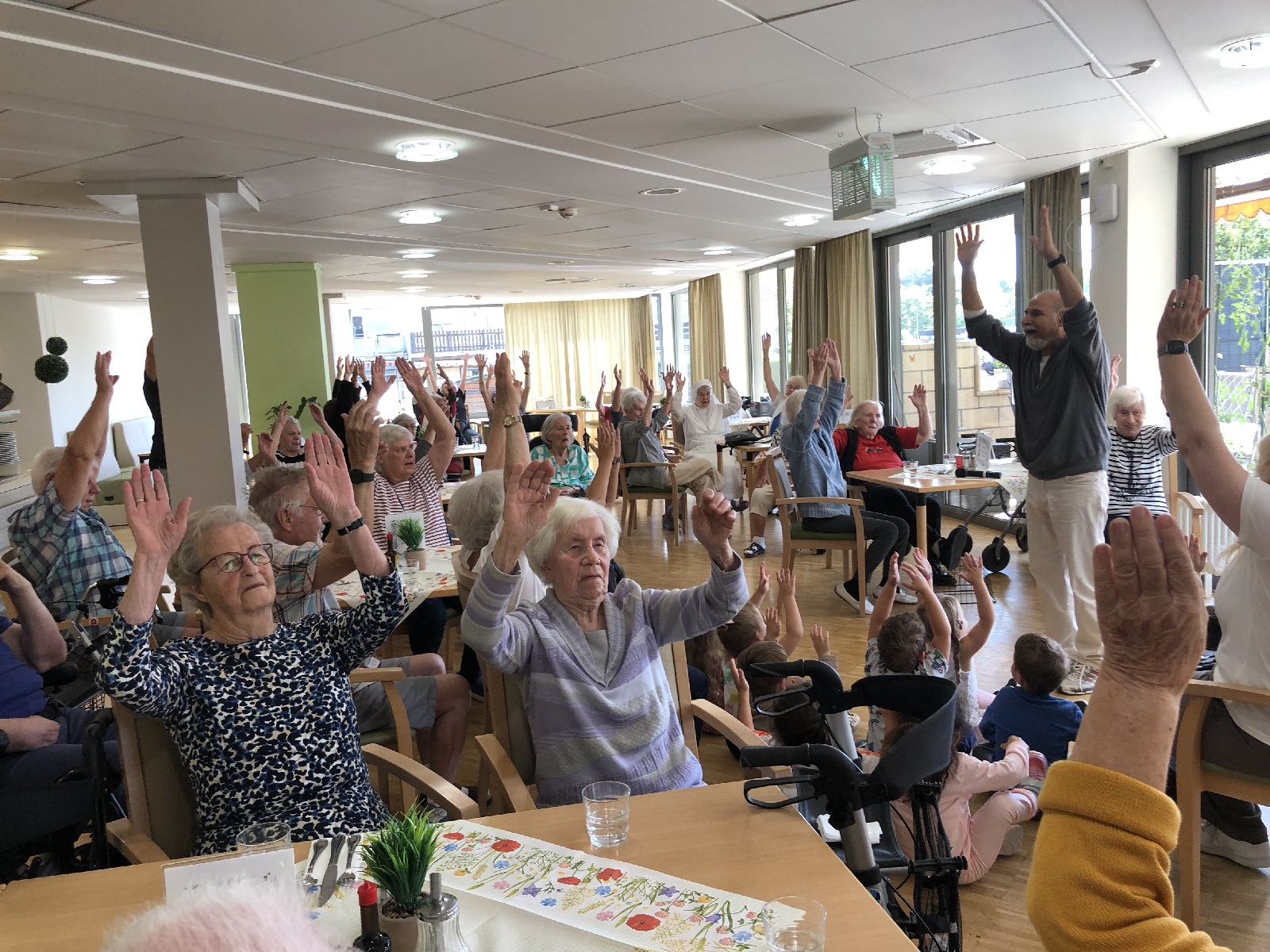 Lachen will gebt sein - Am Anfang war es schwer. (Foto: G. May)