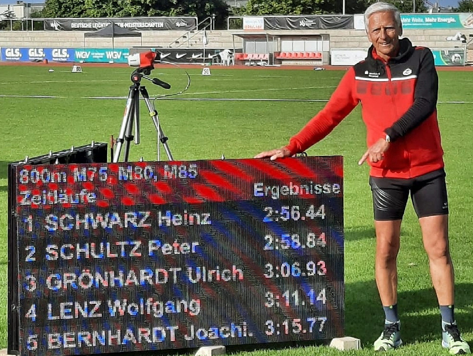 Doppelsieg fr Seniorensportler Dr. Heinz Schwarz bei Deutschen Meisterschaften