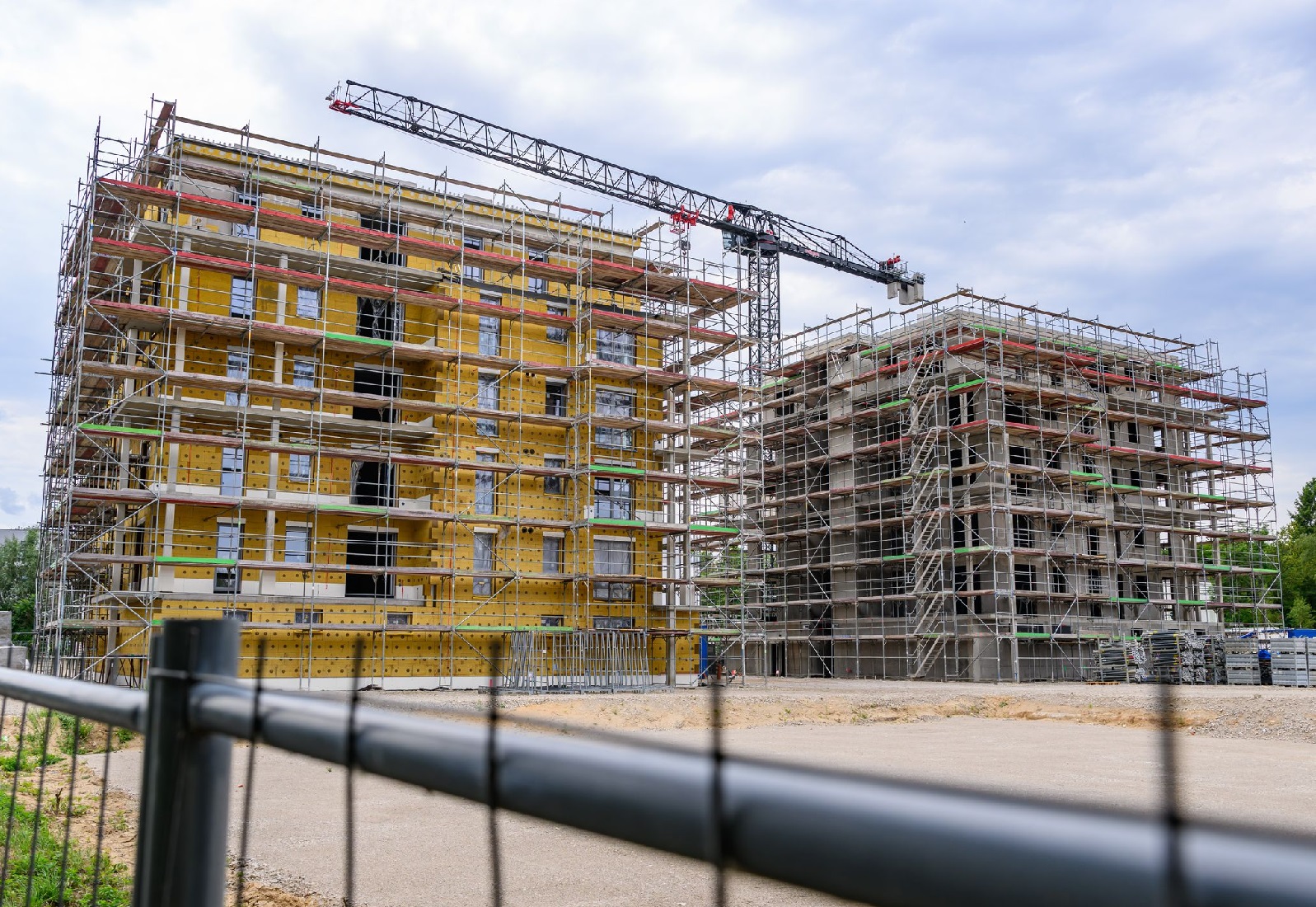 Wohnungsneubau. (Foto: Patrick Pleul/dpa)