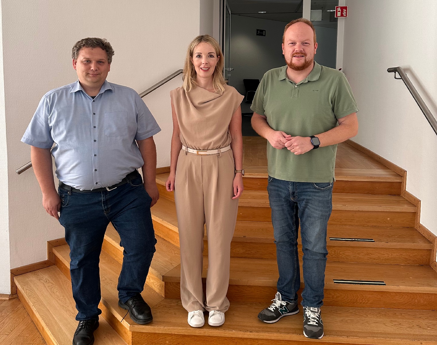V.l.: Michael Dtzer, Ellen Demuth MdB, Brgermeister Andreas Hundhausen (Fotoquelle: Tjark Thnen)