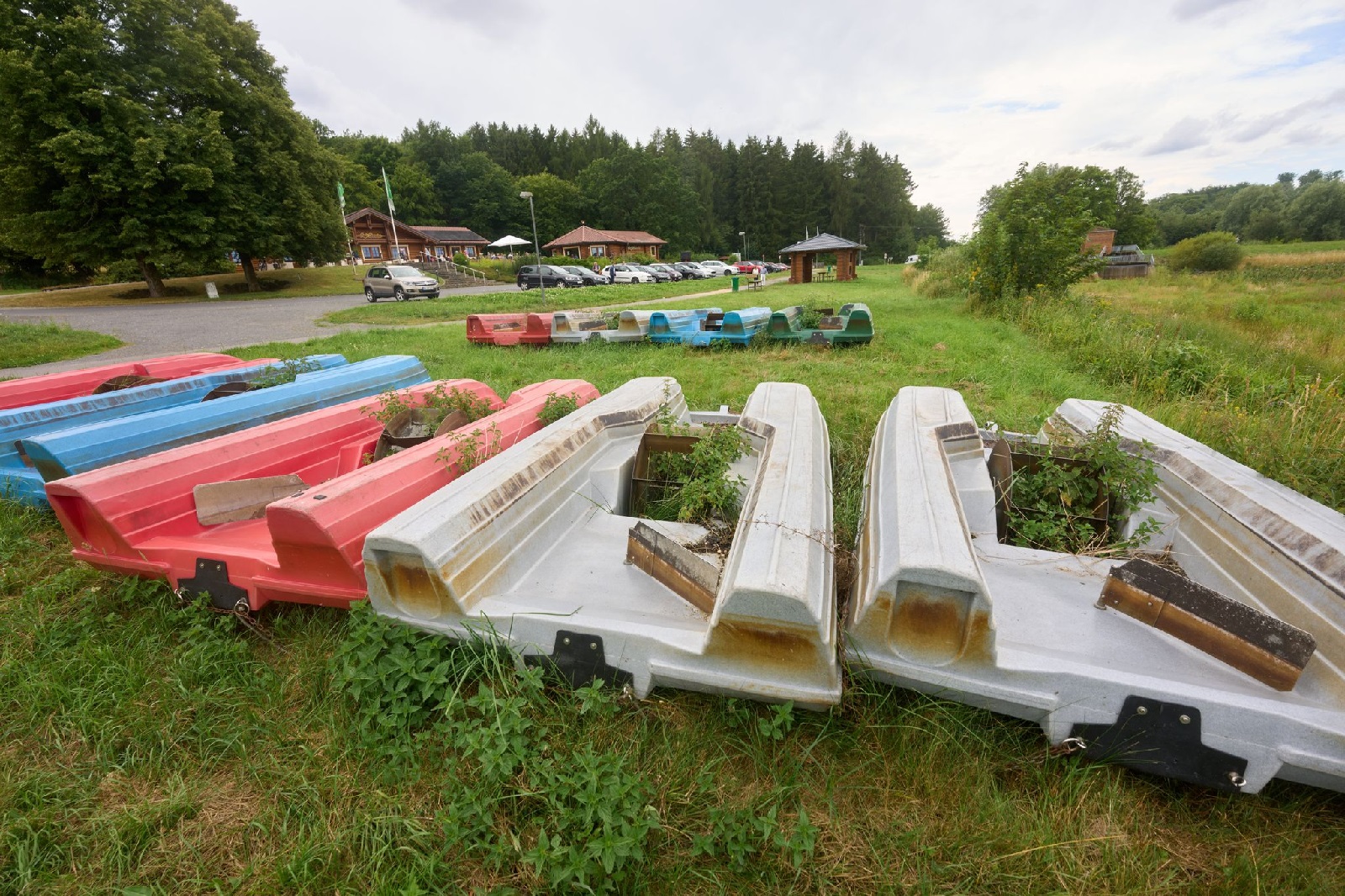 Wiesensee im Westerwal seit drei Jahren trocken. (Foto: Thomas Frey/dpa)