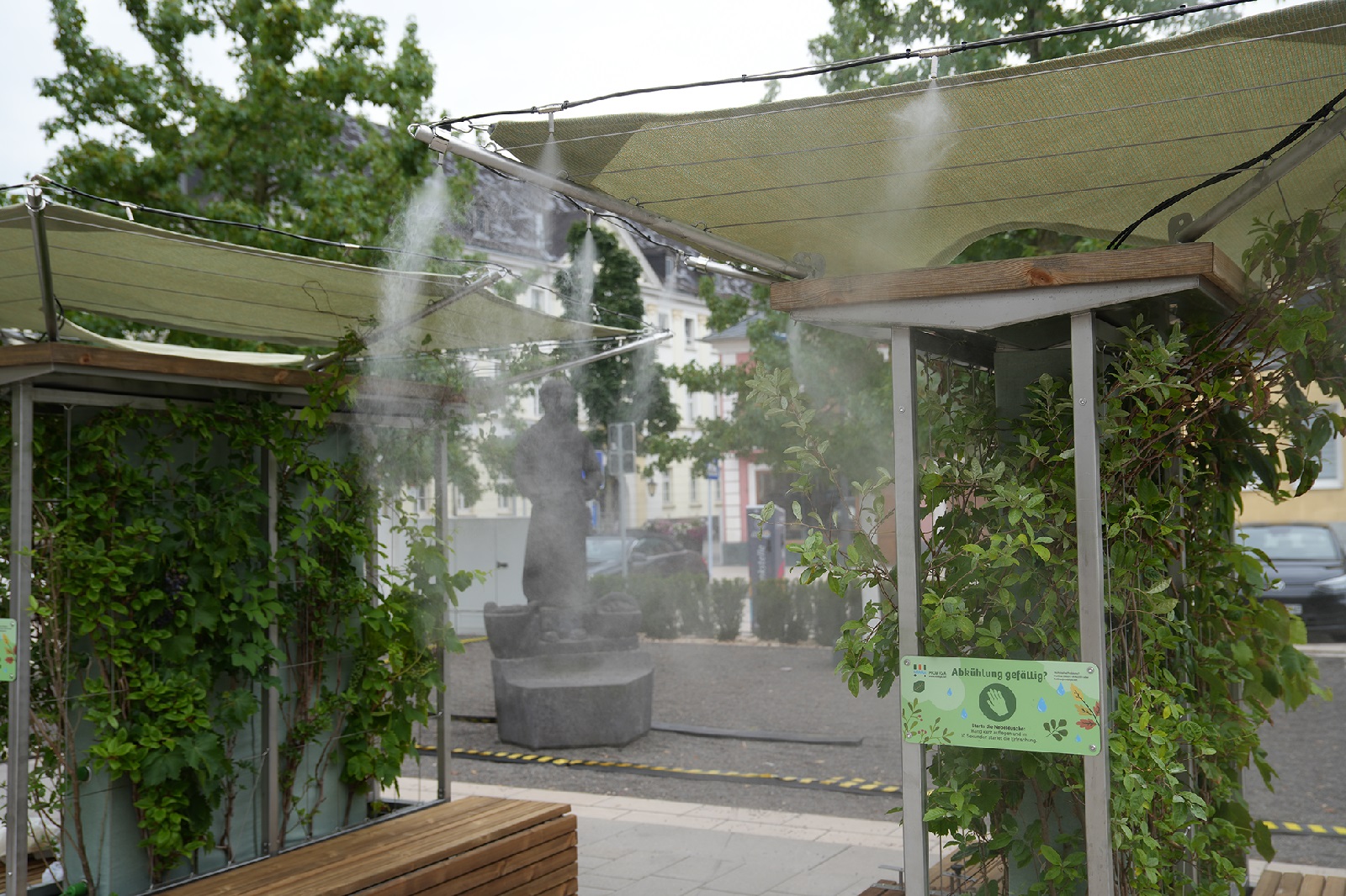 Innovative Begrnung: Mobile Grten auf dem Neuwieder Marktplatz
