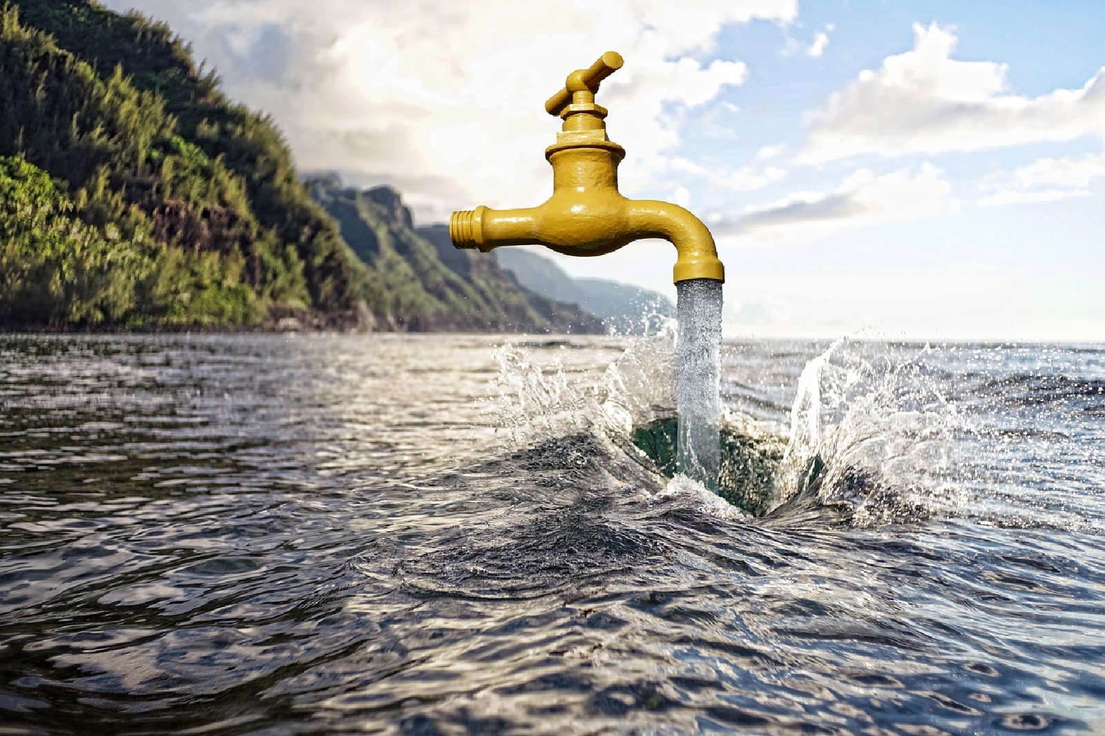 Die Wasserampel steht auf gelb. (Symbolfoto: Pixabay)