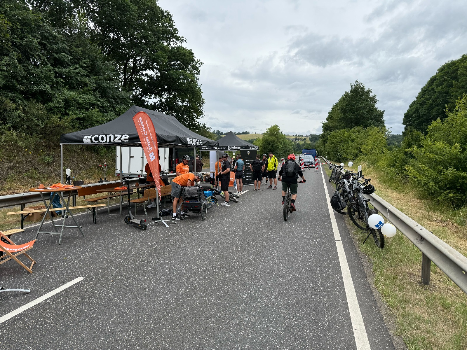 Vormittags waren die Wetterbedingungen noch ideal. (Alle Fotos: Privat / kk)
