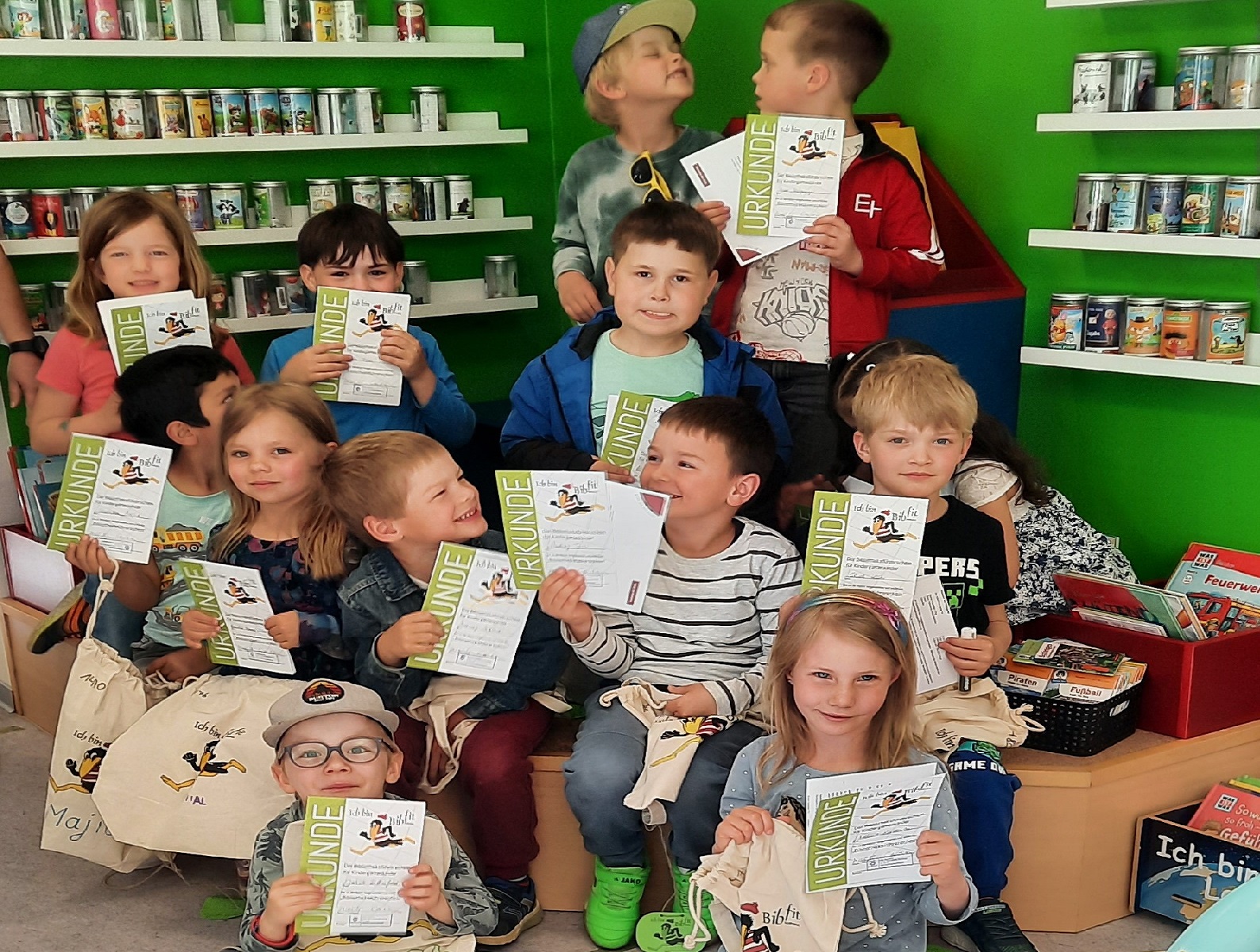 Vorschulkinder in Herschbach entdecken die Welt der Bcher