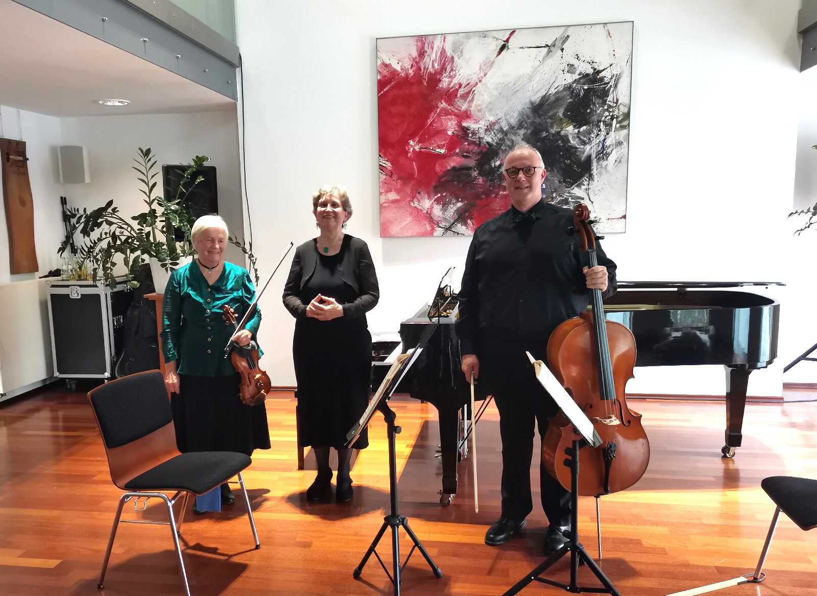 V.l.: Dr. Berta MetzKukuk, Felicitas WeihmannGrote, Michael Budde (Fotoquelle: Kulturfreunde Hamm)
