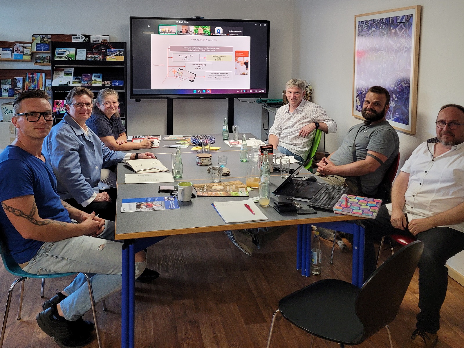 In der Expertenrunde gewann die Leistungsgemeinschaft wertvolle Erkenntnisse zur Beschftigung von Menschen mit Behinderung. (Foto: Judith Gondorf)
