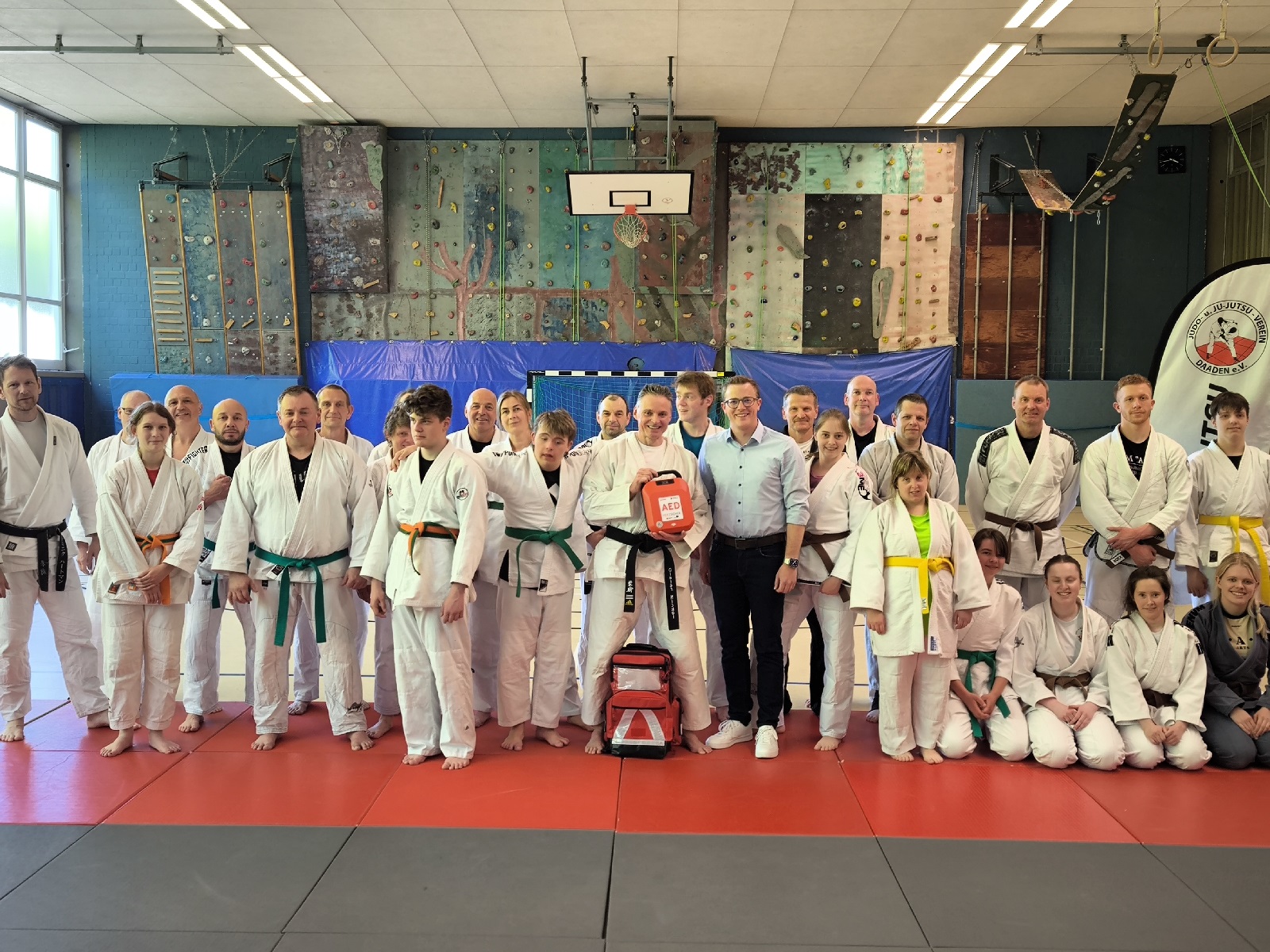 Volksbank Daaden eG untersttzt Judo- und Ju-Jutsu-Verein mit grozgiger Spende