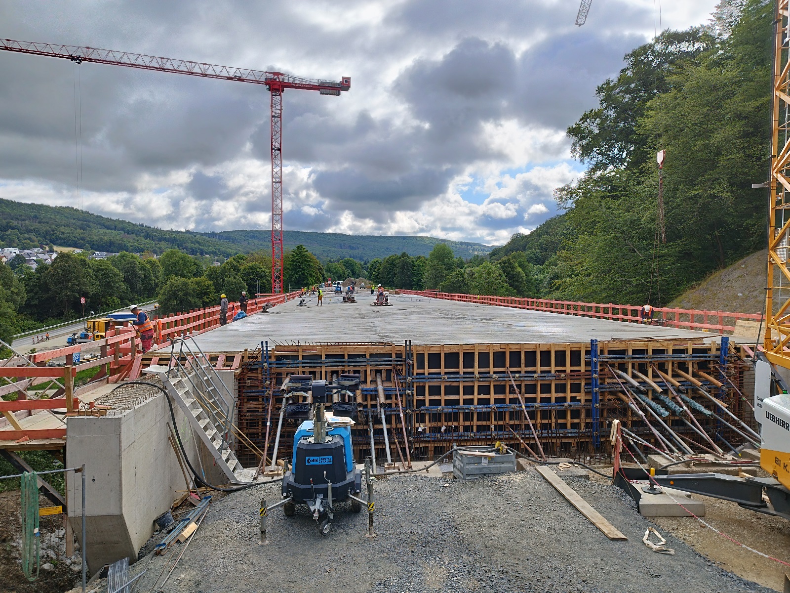 Foto von der Baustelle (Quelle: LBM Diez)