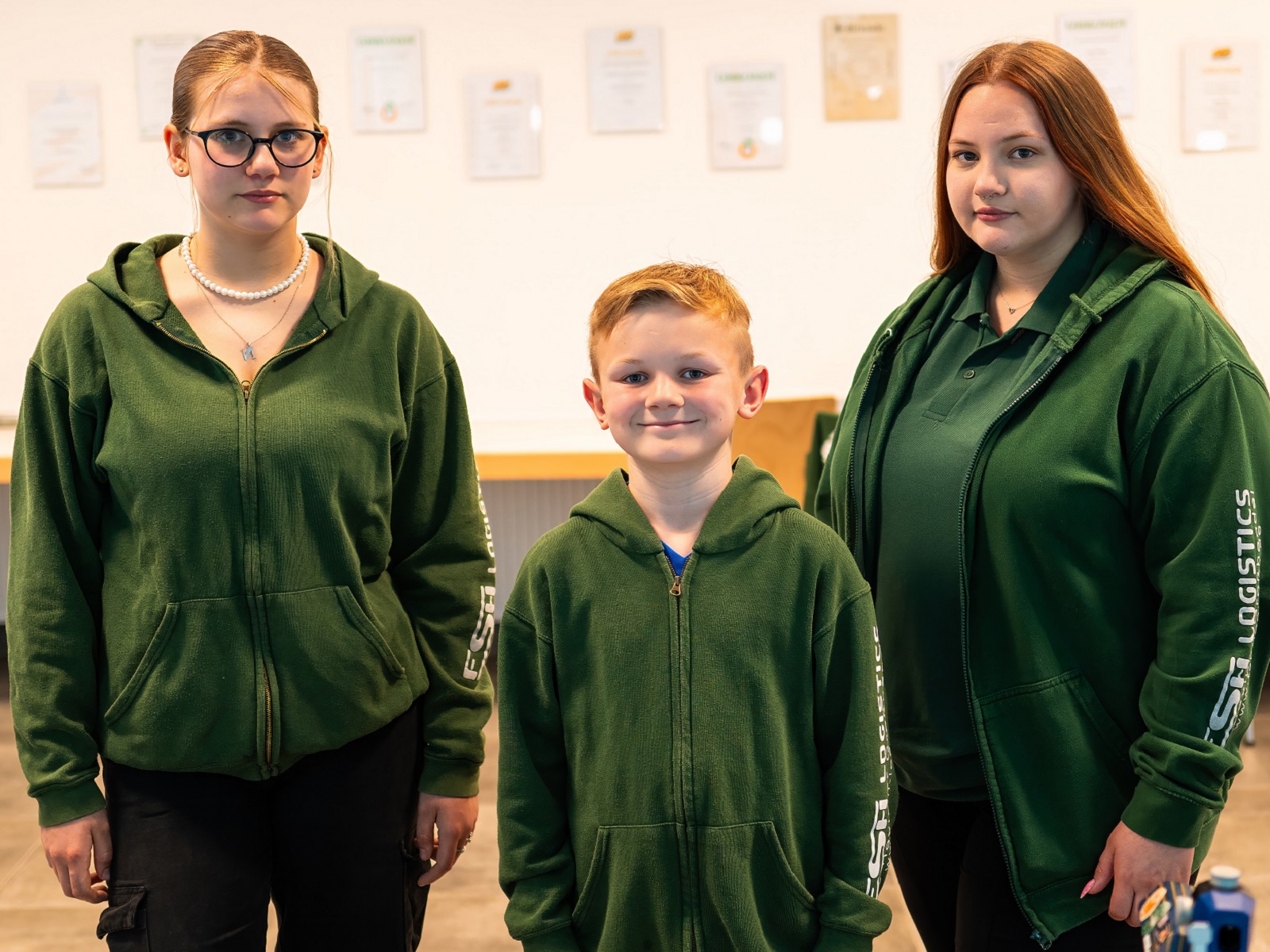 V.l.: Svenja Fuchshofen, Tom Stmper und Sarah Fuchshofen. (Foto: Gnter Lichterfeld)