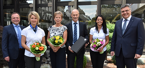 Dienstjubilen bei der Volksbank Daaden eG gefeiert