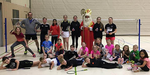 Badminton-Minis bekamen berraschungsbesuch