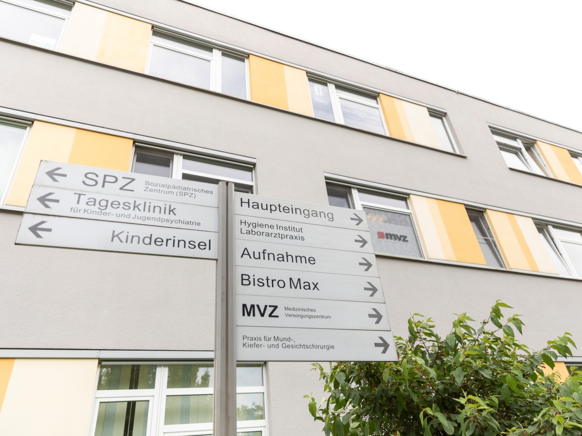 Das MVZ Wellersberg an der DRK-Kinderklinik Siegen. (Symbolfoto: DRK-Kinderklinik Siegen)
