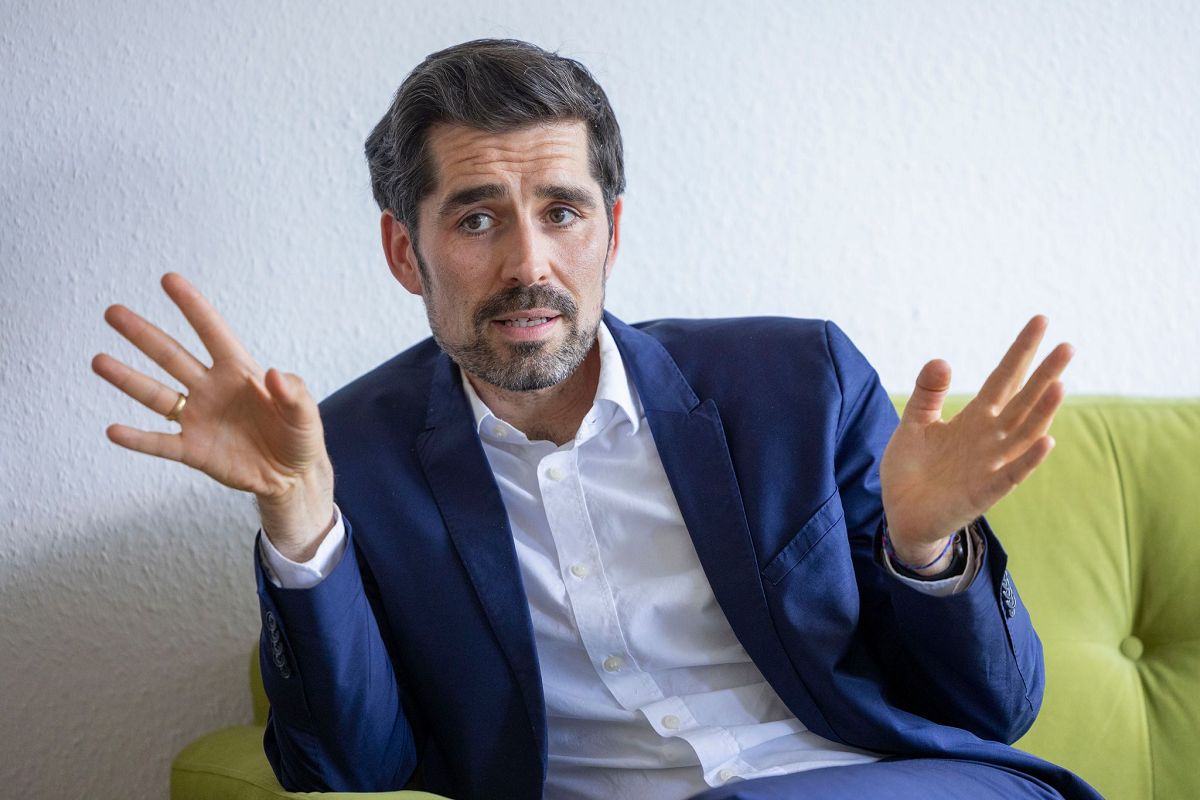 Bildungsminister von Rheinland-Pfalz Sven Teuber im Interview. (Foto: Helmut Fricke/dpa)