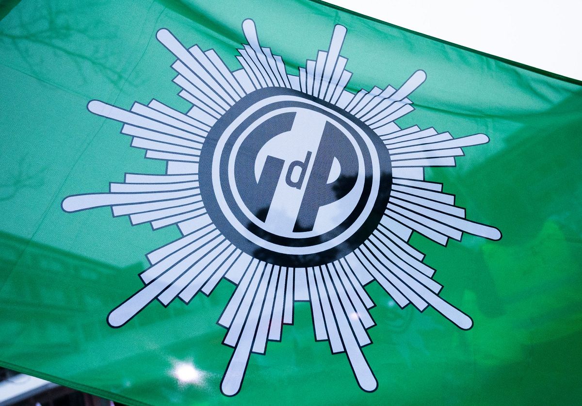 Gewerkschaft der Polizei. (Foto: Christophe Gateau/dpa)