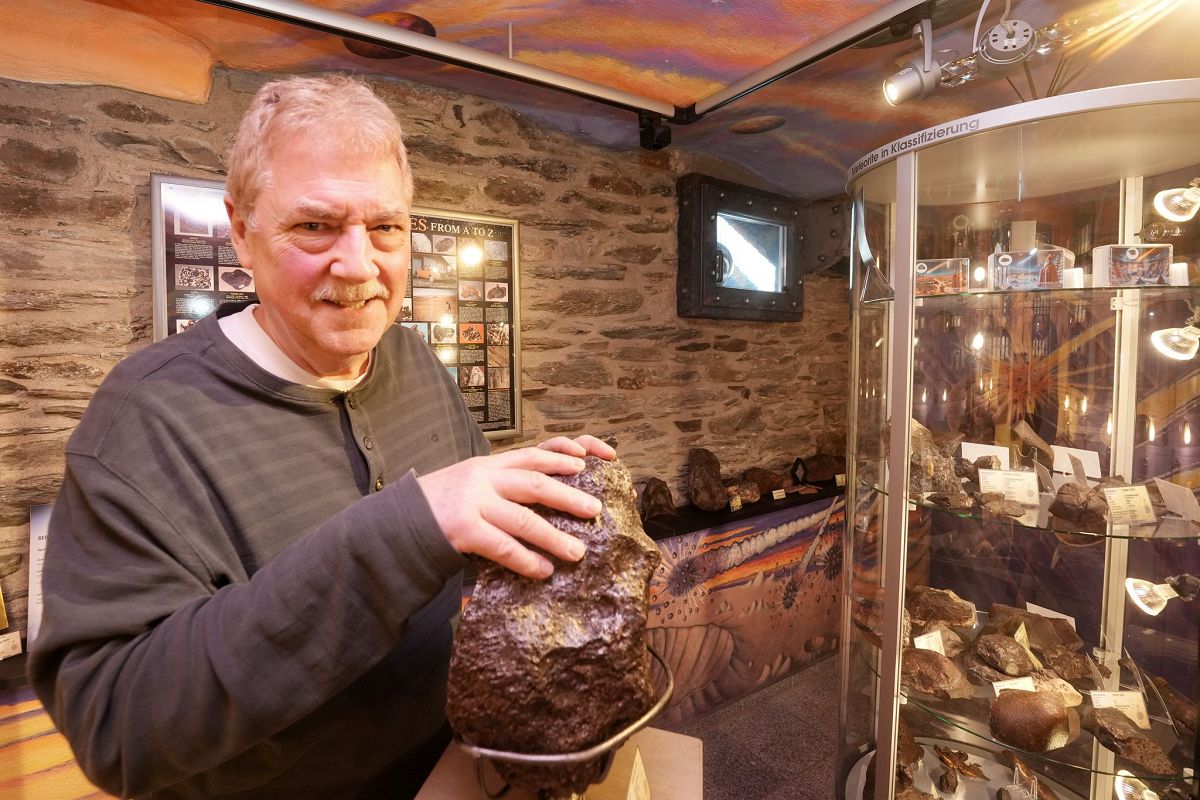 Meteorite-Museum Oberwesel. (Foto: Thomas Frey/dpa)