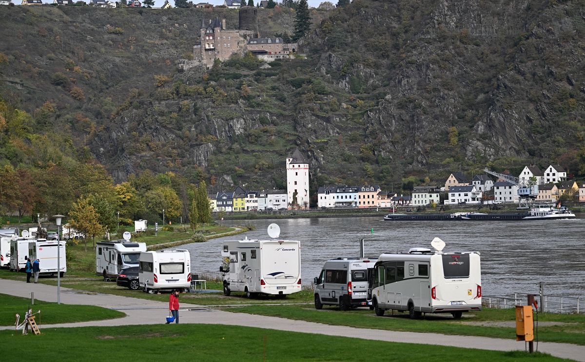 Tr�bes Wetter f�hrt zu Stornierungen auf Campingpl�tzen in Rheinland-Pfalz