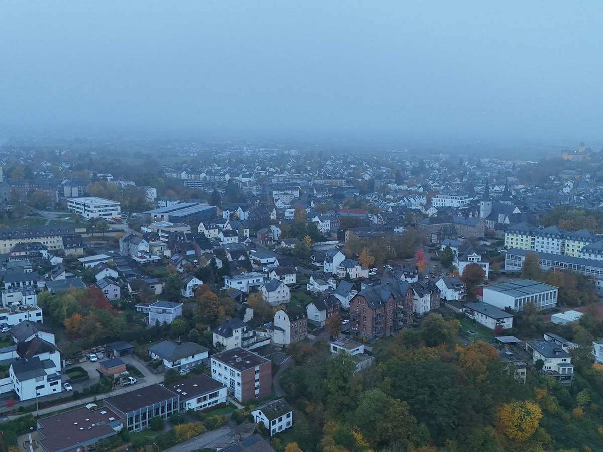 Tr�ber Herbststart in Rheinland-Pfalz - Nebel und Wolken dominieren