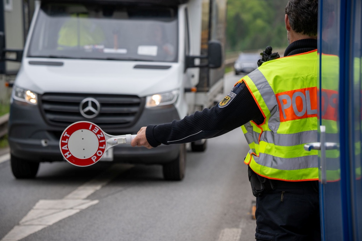 Ausweitung der Grenzkontrollen in Deutschland (Foto: Harald Tittel/dpa)