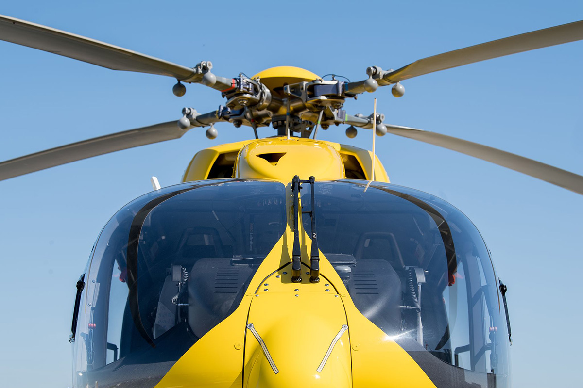 Neuer Rettungshubschrauber in Rheinland-Pfalz. Foto: Fabian Sommer/dpa