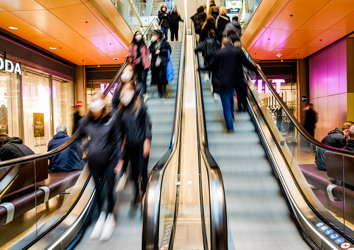 Einkaufszentrum. Foto: Axel Heimken/dpa