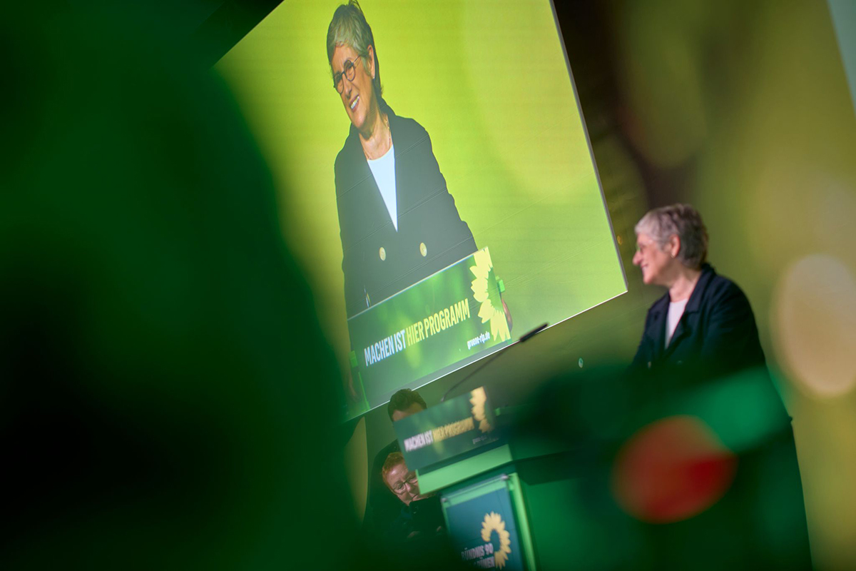 Landesparteitag Bndnis 90/Die Grnen Rheinland-Pfalz. Foto: Sascha Ditscher/dpa